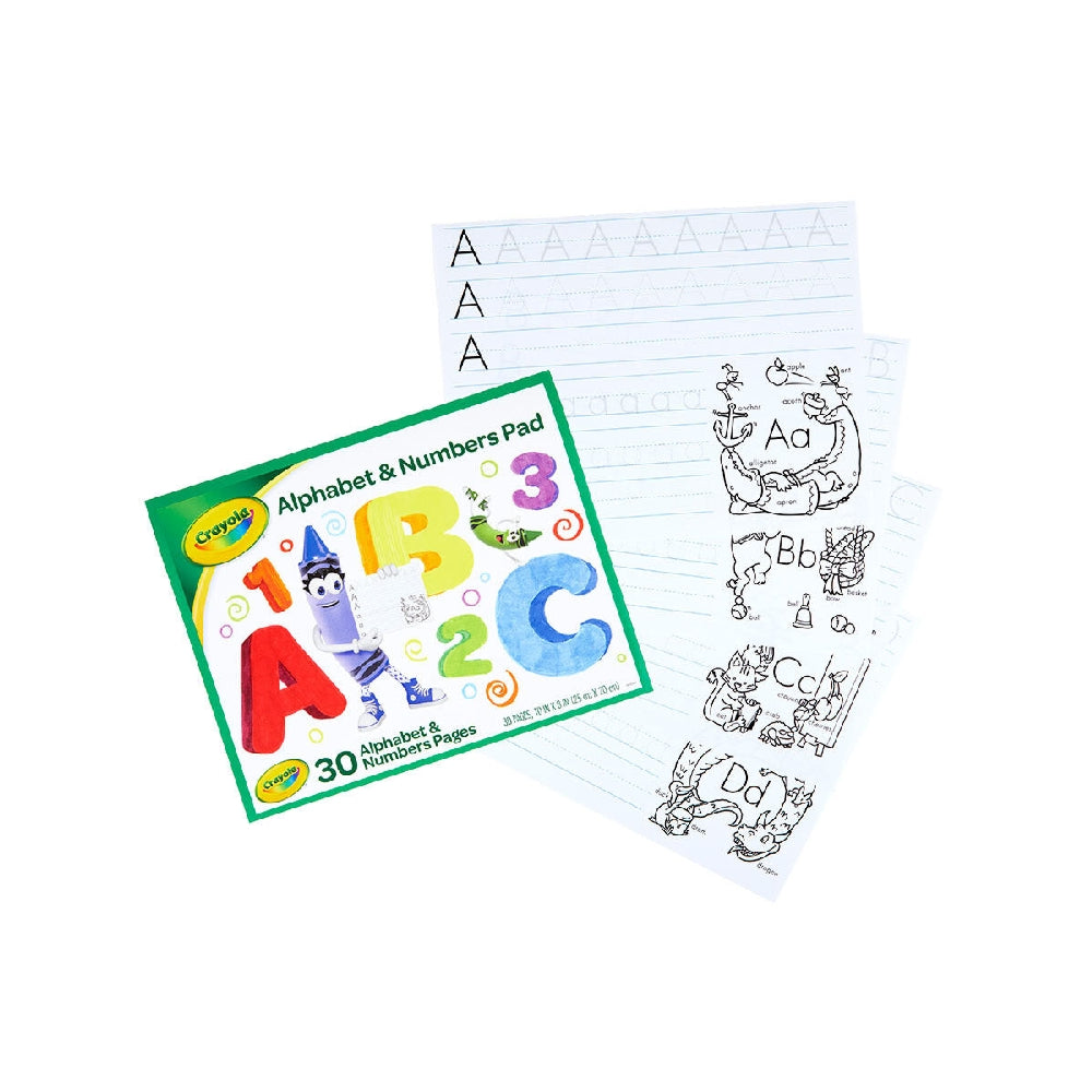 CRAYOLA LLC Crayola Tracing Alphabet & Numbers Pad Unisex, 3+ Years