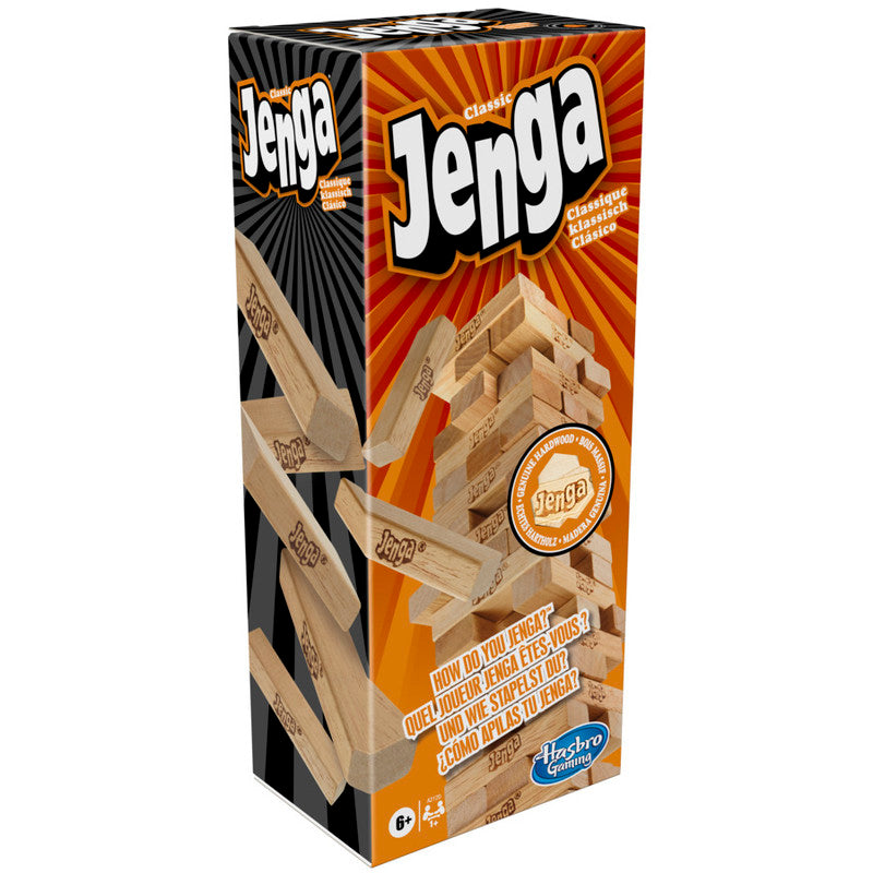 Jenga: The Original Hardwood Block Game | Classic Family & Party Game for Ages 6+ | Play Solo or with Others - Image 3