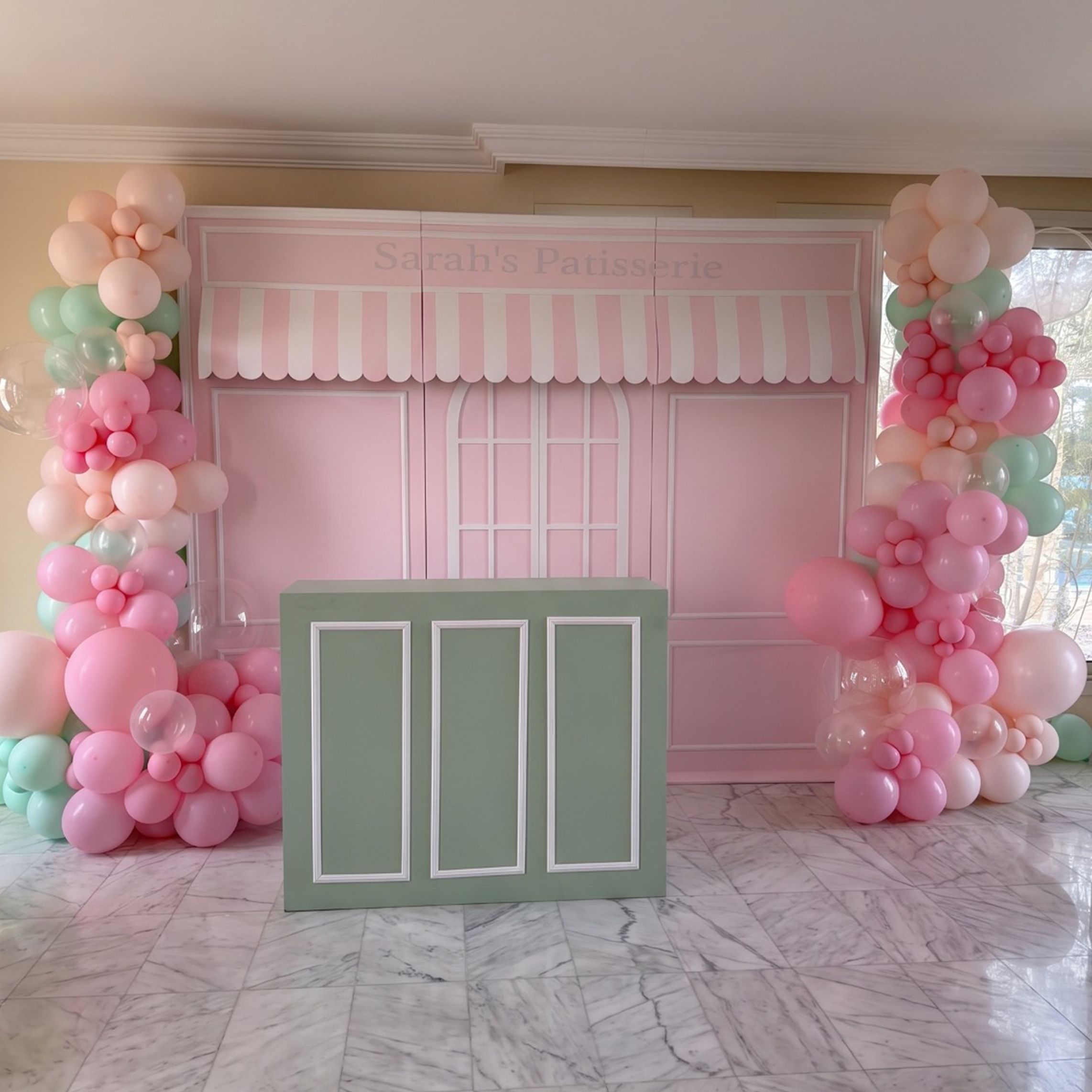 Laduree’ –Inspired Backdrop
