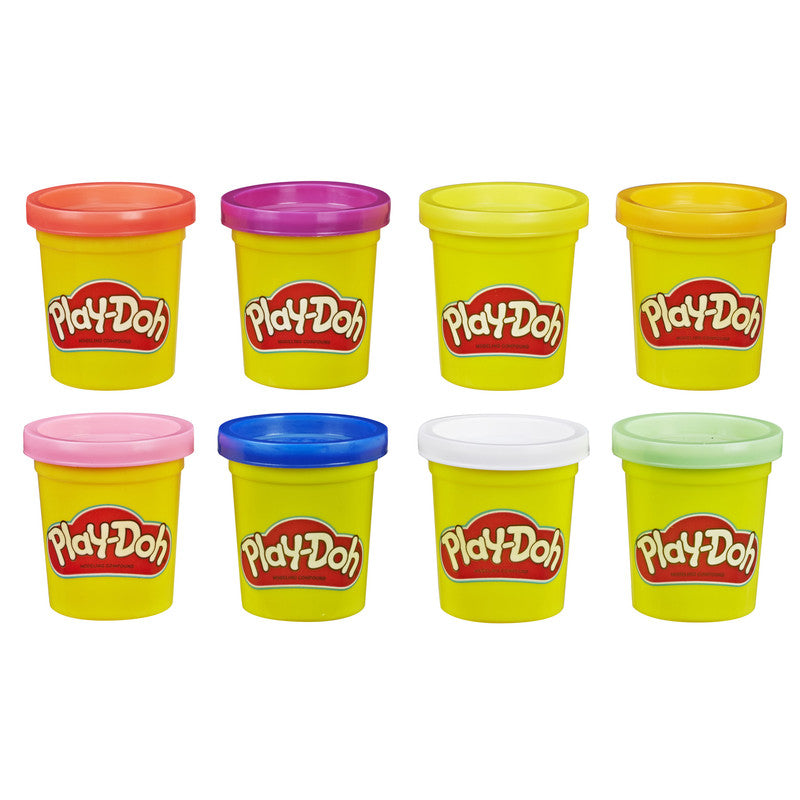 Play-Doh Rainbow Colors 8 Pack of 2-Ounce Cans, Toys for 2 Years and Up, Arts and Crafts for Kids - Image 2