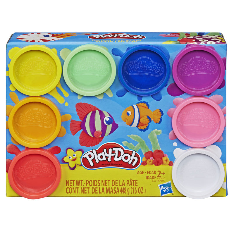 Play-Doh Rainbow Colors 8 Pack of 2-Ounce Cans, Toys for 2 Years and Up, Arts and Crafts for Kids - Image 3
