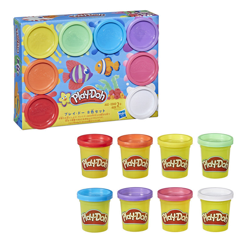 Play-Doh Rainbow Colors 8 Pack of 2-Ounce Cans, Toys for 2 Years and Up, Arts and Crafts for Kids