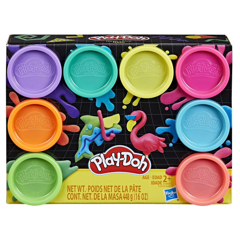 Play-Doh Neon Colors 8 Pack of 2-Ounce Cans, Toys for 2 Years and Up, Arts and Crafts for Kids, Imagination Toys - Image 3