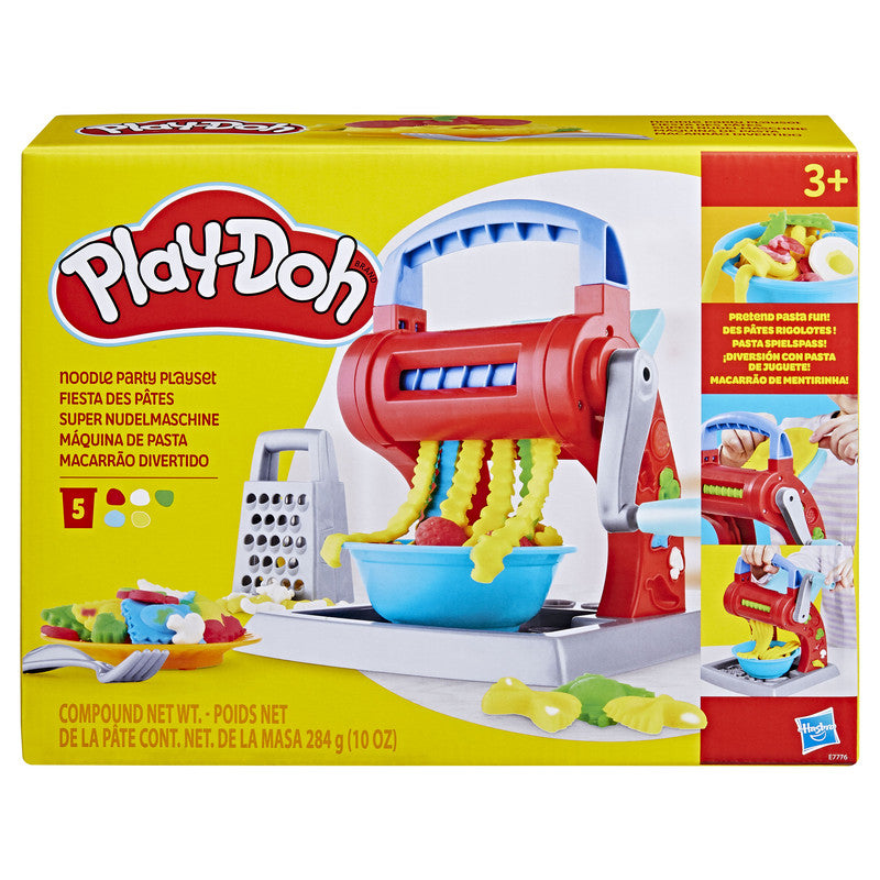 Kids Toy Play-Doh Kitchen Creations Noodle Party Playset for Kids 3 Years and Up with 5 Non-Toxic Colors - Image 2