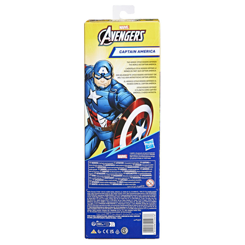 Marvel Avengers Titan Hero Series Captain America Action Figure, 12-Inch, Avengers Toys for Kids Ages 4 and Up - Image 6