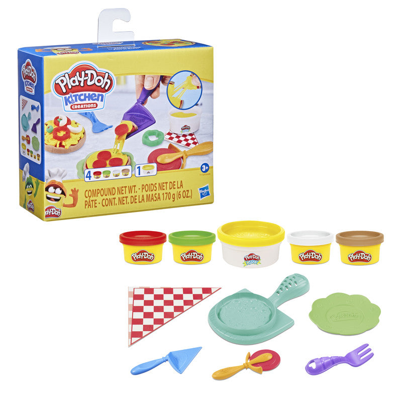 Play-Doh Kitchen Creations Taco Time Play Food Set for Kids 3 Years and Up with 4 Non-Toxic Colors