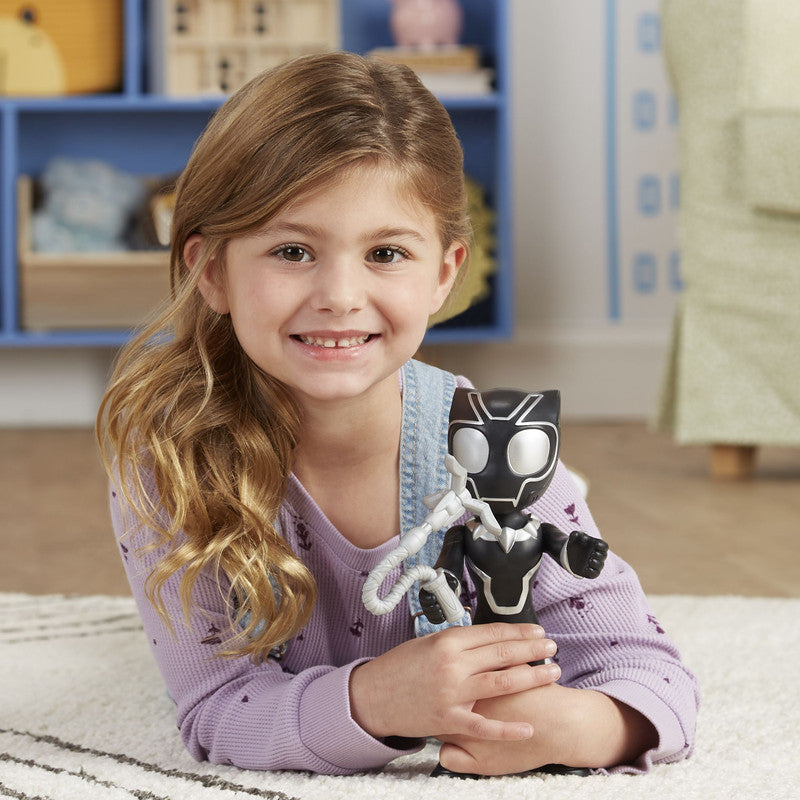 Marvel Spidey and His Amazing Friends Supersized Black Panther Action Figure, Preschool Superhero Toys - Image 4