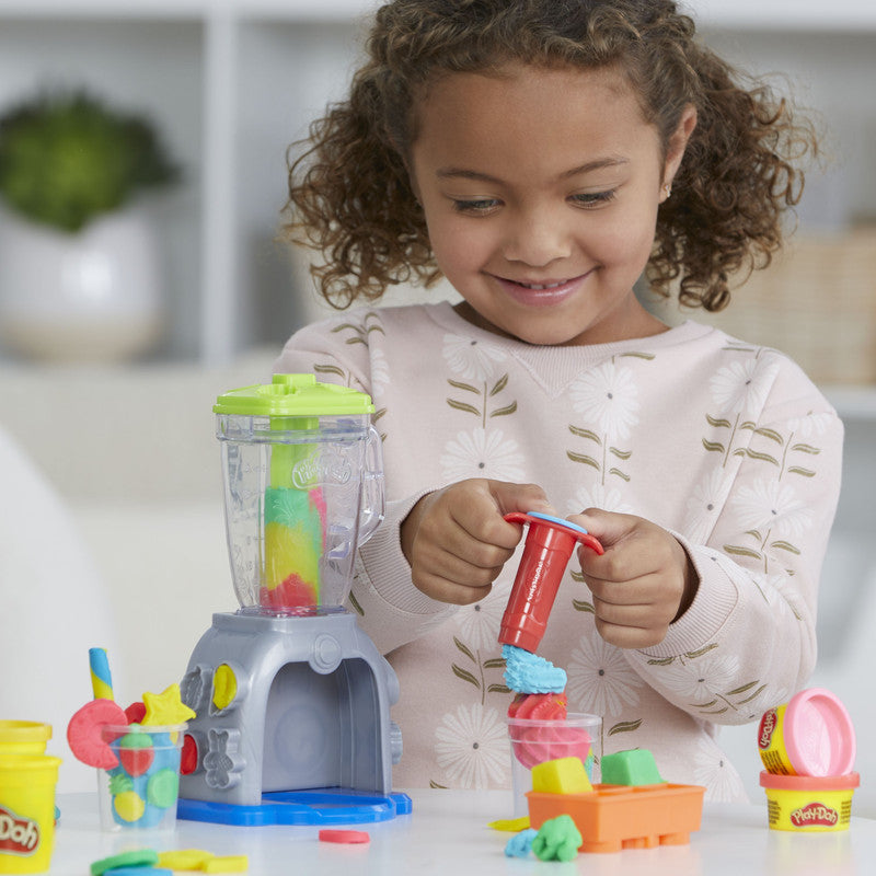 Play-Doh Swirlin' Smoothies Toy Blender Playset, Play Kitchen Appliances, Kids Arts and Crafts Toys for 3 Year Old Girls and Boys and Up - Image 2