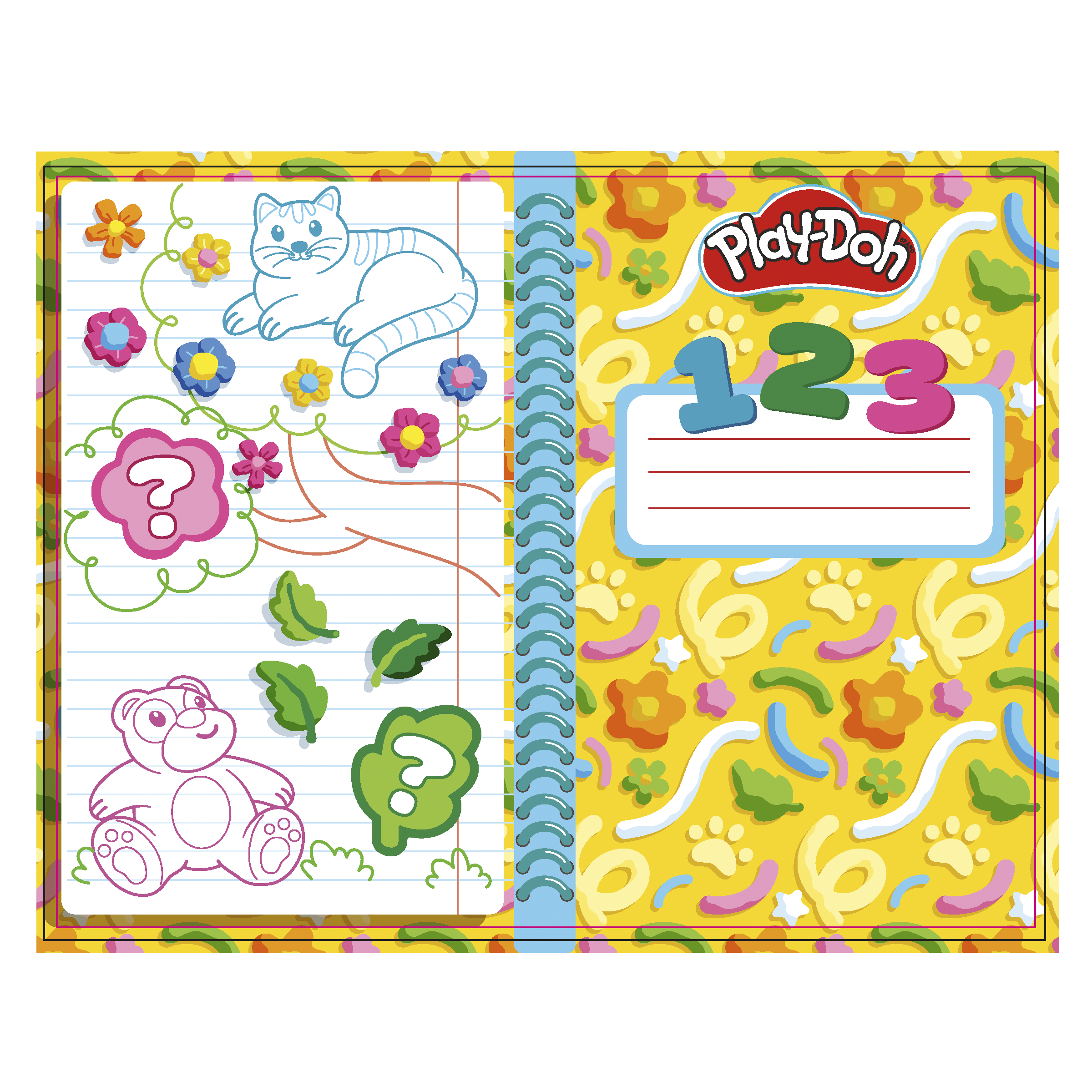 HASBRO Play-Doh Play School At Home Activities Set up