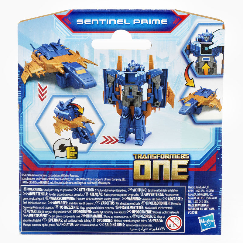 Transformers: One Cog Changer Sentinel Prime 4-Inch Robot Action Figure, Interactive Toys for Boys and Girls Ages 6 and Up - Image 6