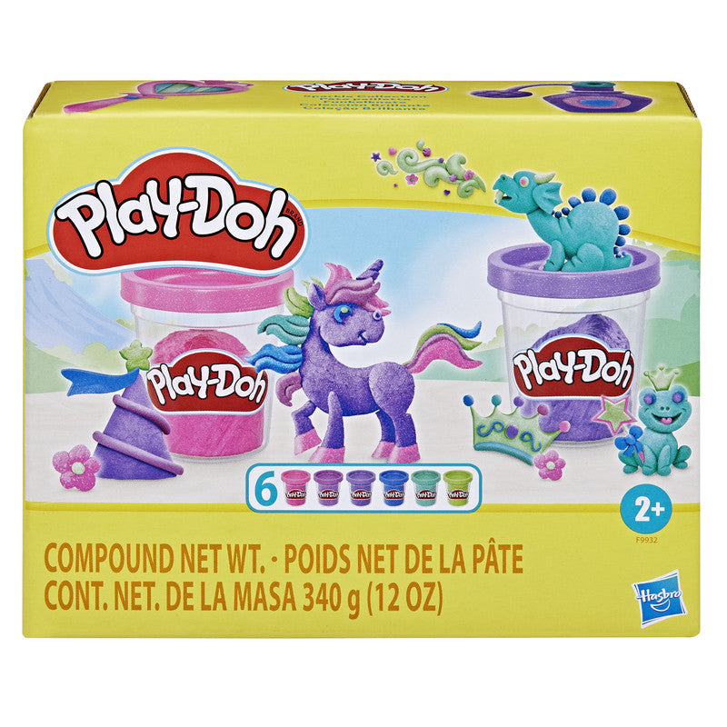 Play-Doh 6 Pack Sparkle Collection, Assorted Metallic Shine Colors, Kids Arts & Crafts Supplies, Imagination Toys for 3 Year Olds & Up - Image 2
