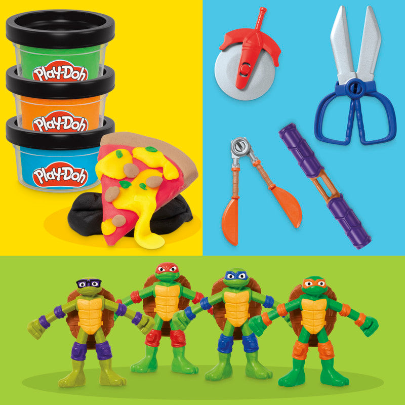 HASBRO Play-Doh Teenage Mutant Ninja Turtles Cowabunga Creations