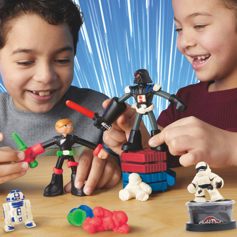 HASBRO Play-Doh Star Wars Squish & Slice Lightsabers