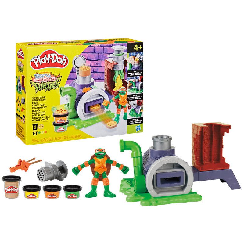 HASBRO Play-Doh Teenage Mutant Ninja Turtles Slice & Blast Pizza Play Set
