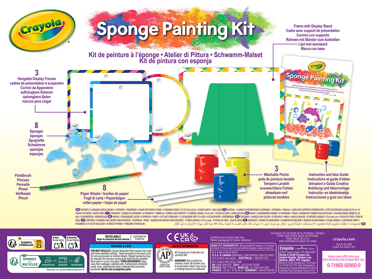 CRAYOLA Sponge Painting