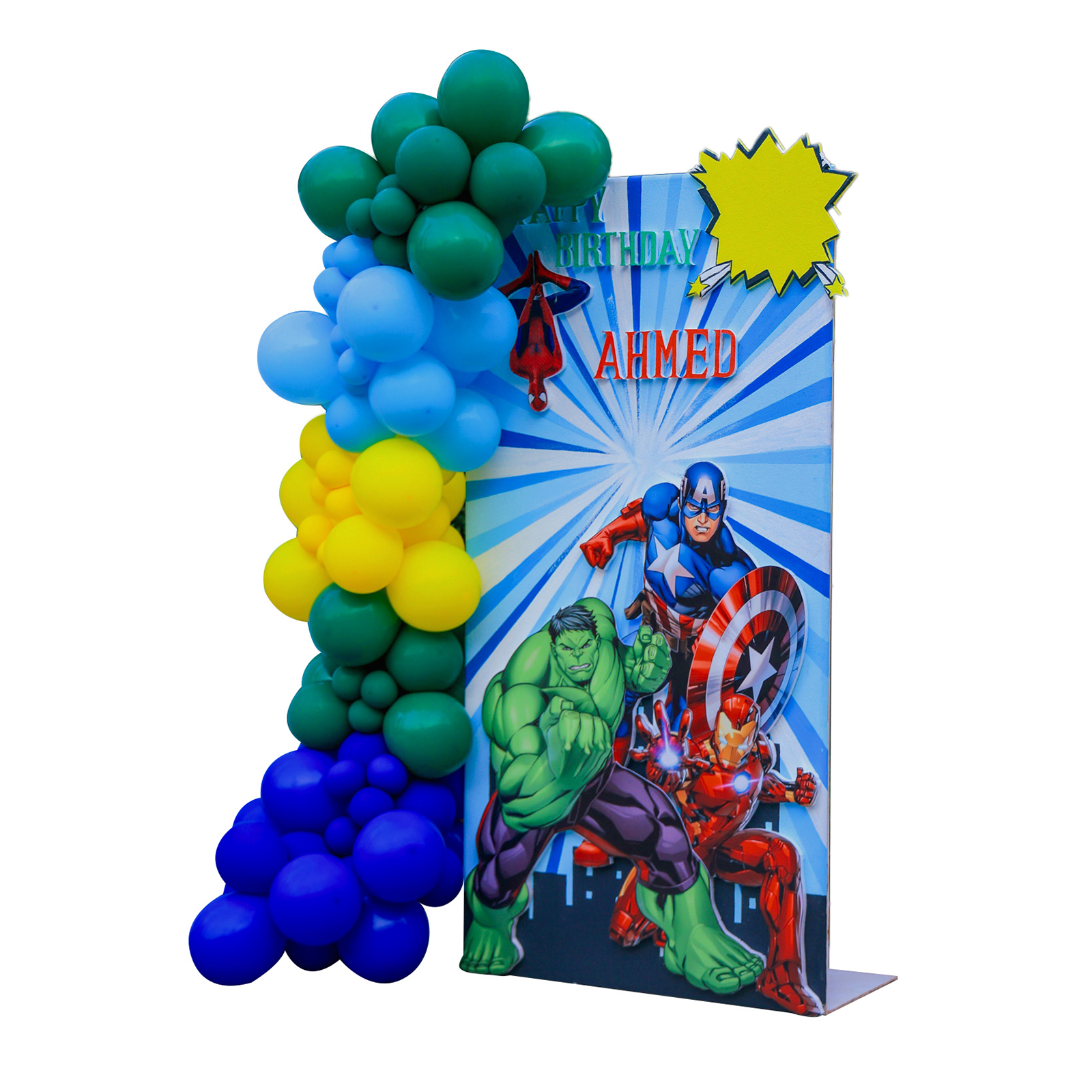 Superhero (Avengers) Theme Backdrop
