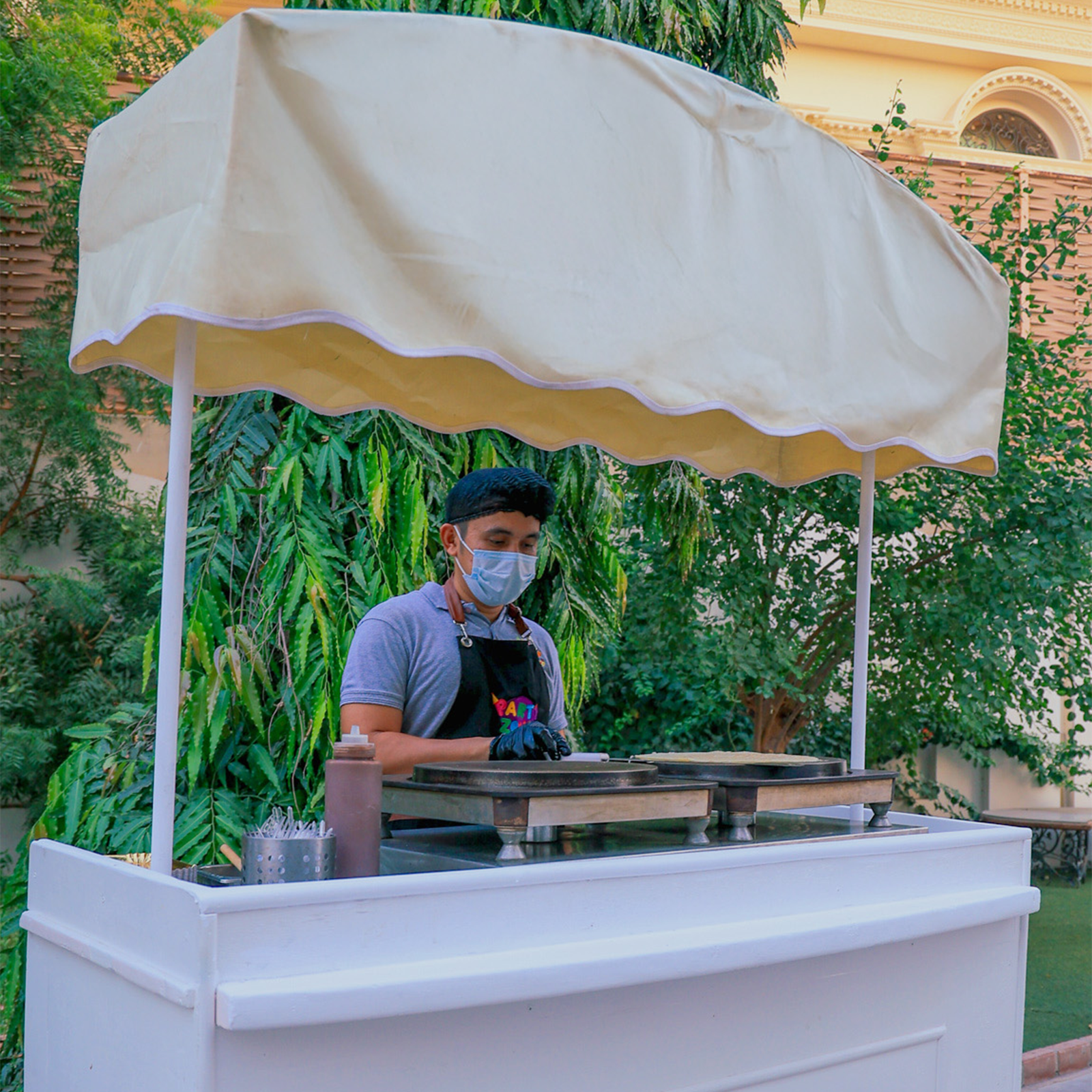 Crepe And Waffle Trolly Birthday Service