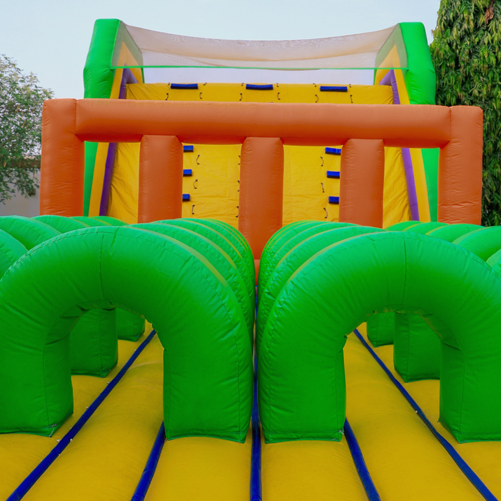 Giant Obstacle Course Jumping Castle