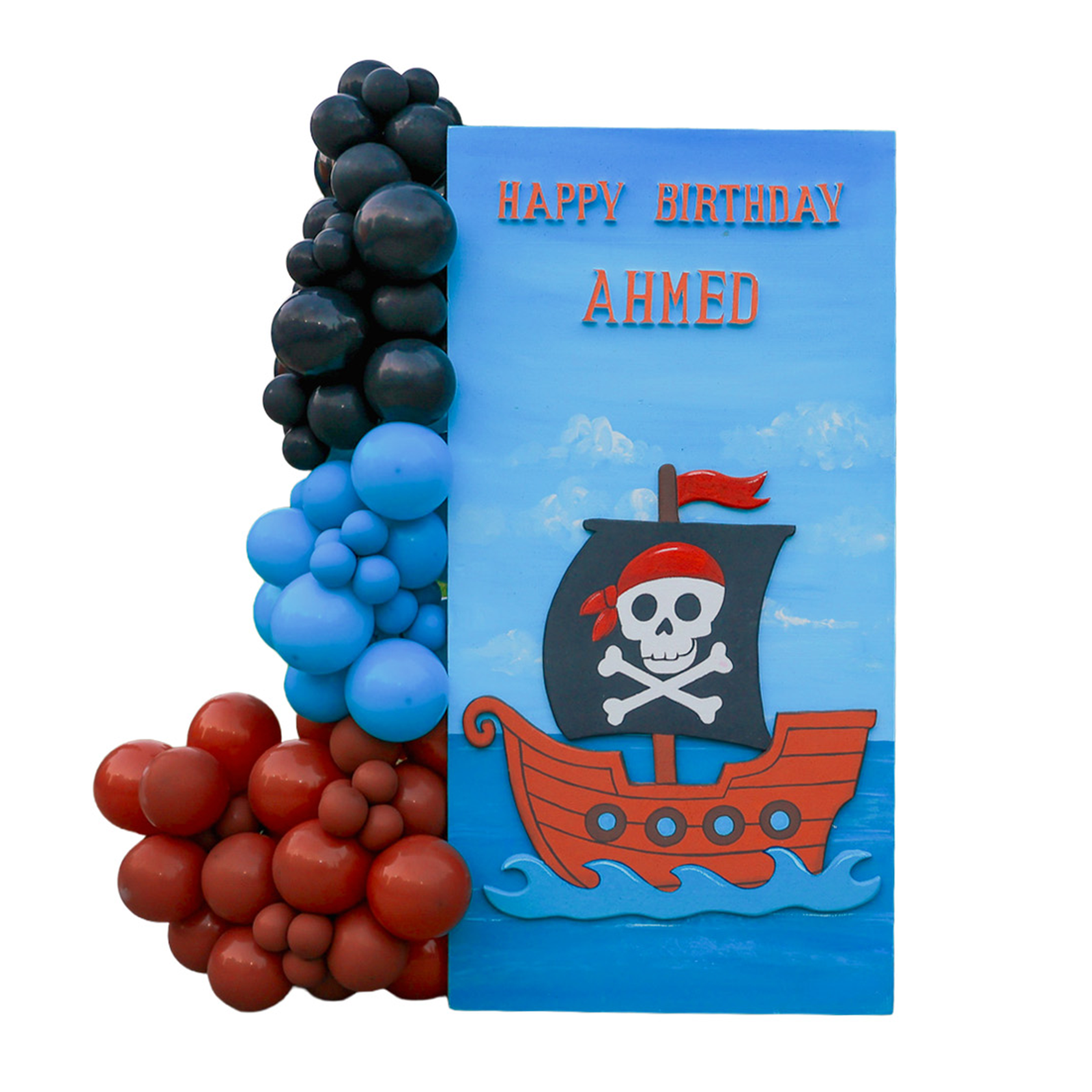 Pirate Ship Theme Backdrop