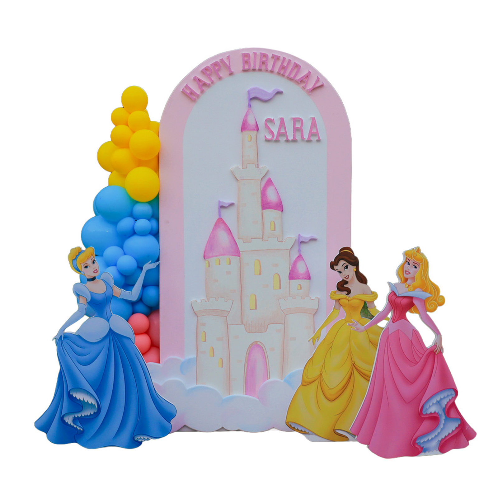 Princess Castle Theme Backdrop