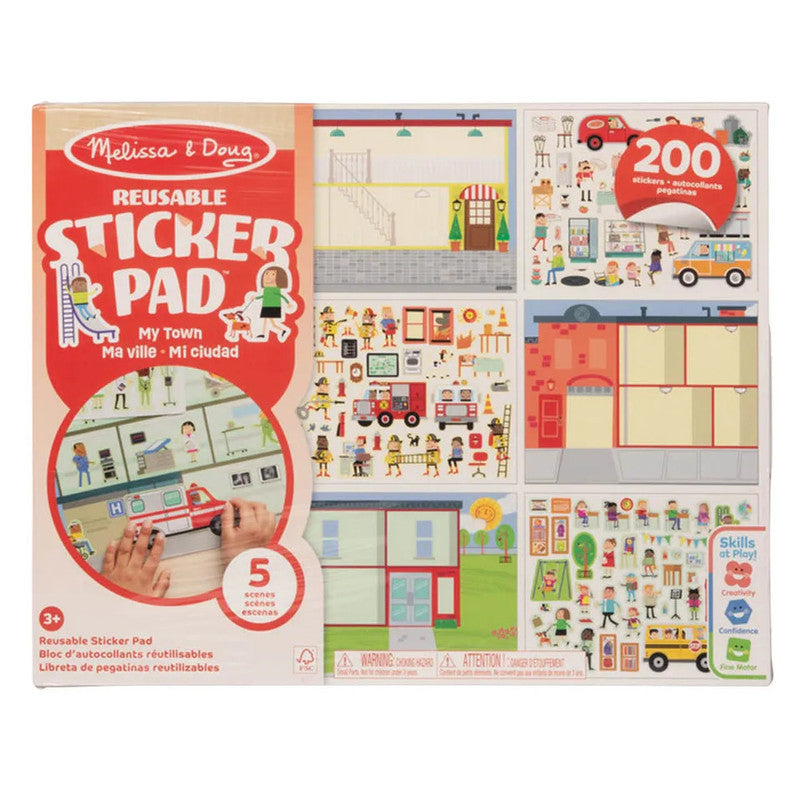 SMD _MELISSA & DOUG _SPIN MASTER Reusable Sticker Pad - My Town
