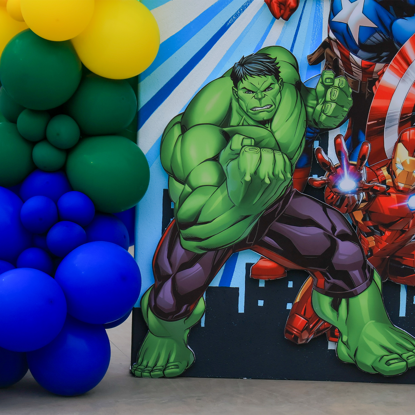 Superhero (Avengers) Theme Backdrop
