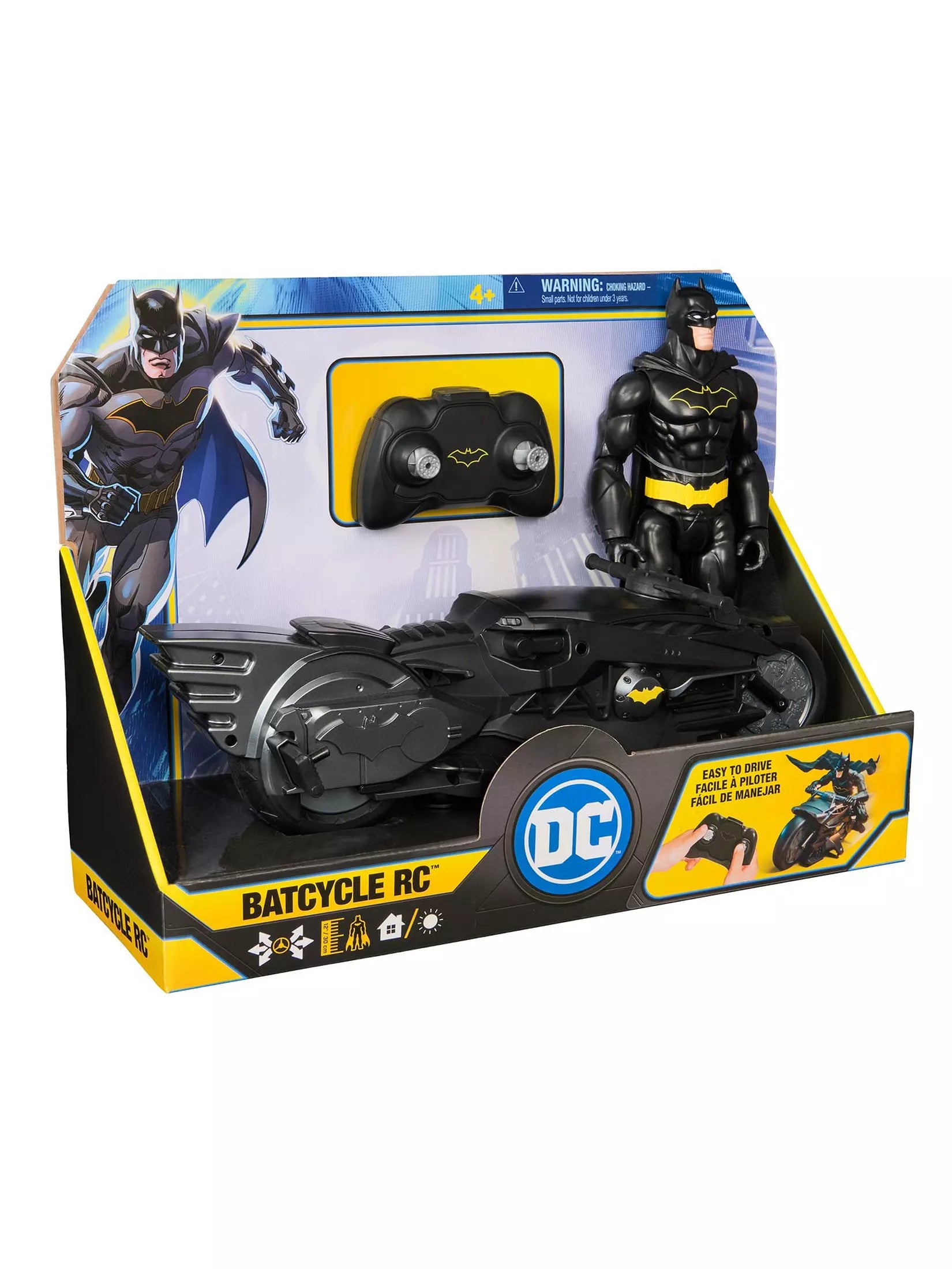 BATMAN BATCYCLE RC WITH 12INCH FIGURE - Image 7