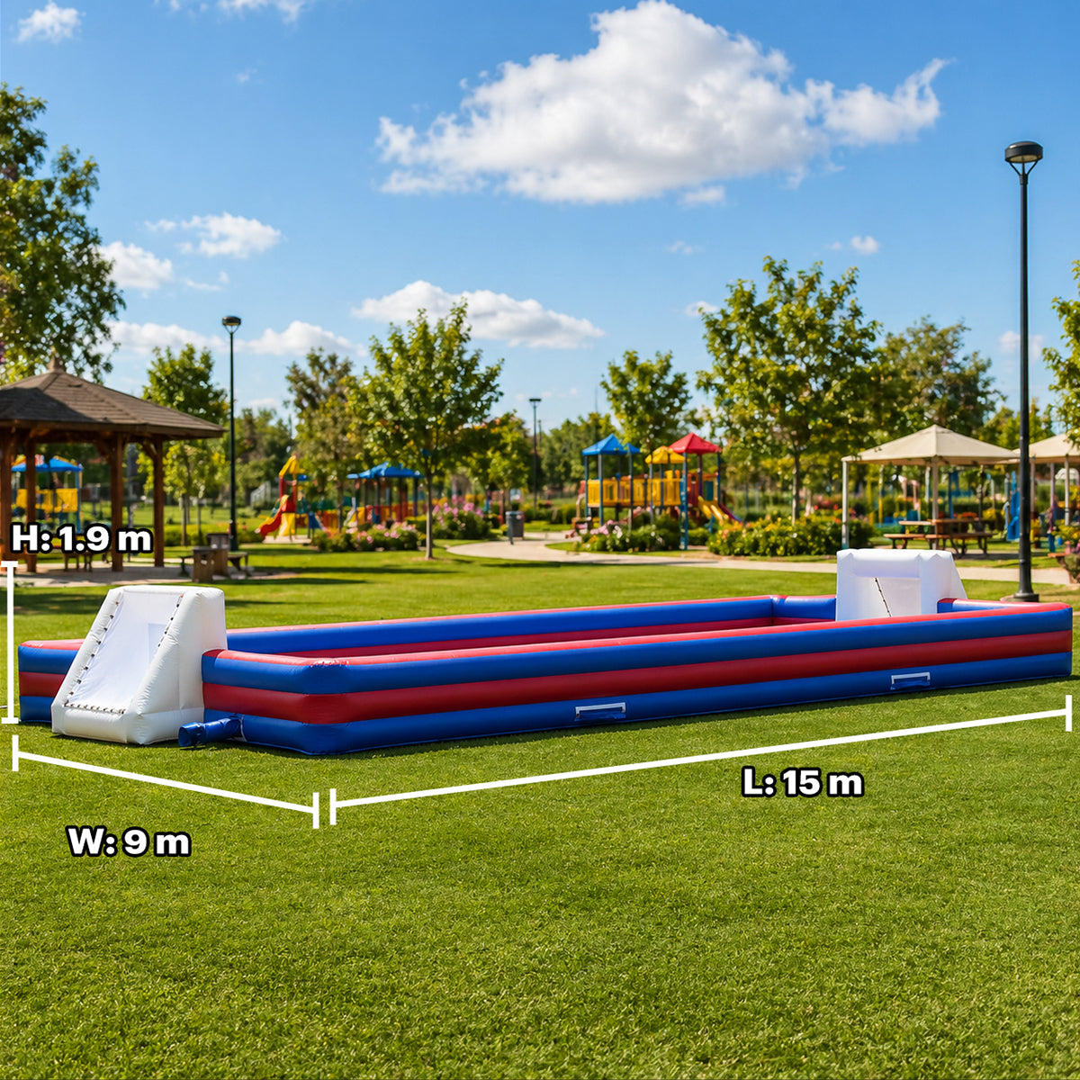 Human Football Jumping Castle (large)