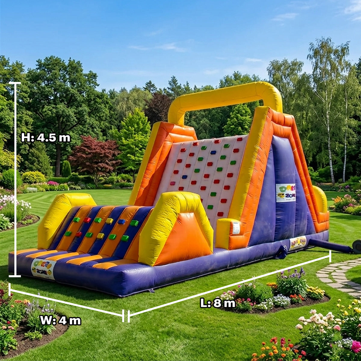 Giant Climbing Slide Jumping Castle