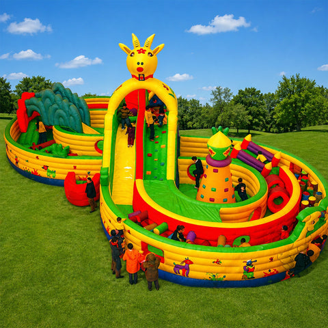 Spiral Jumping Castle