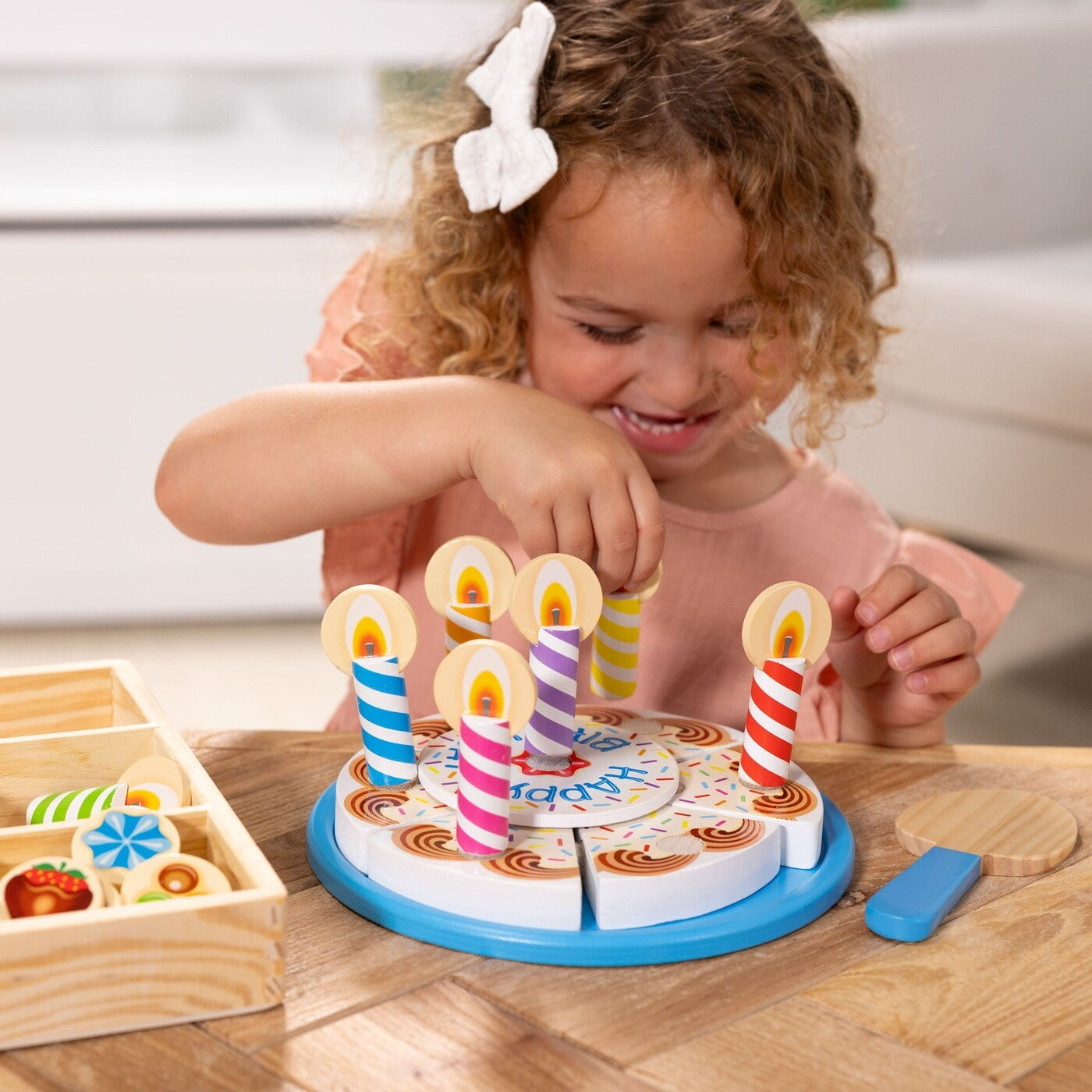 SPINMASTER Melissa & Doug Melissa and Doug Pretend Play Play Food Birthday Cake Global Standards Multilingual 12 Pack Solid - Image 5
